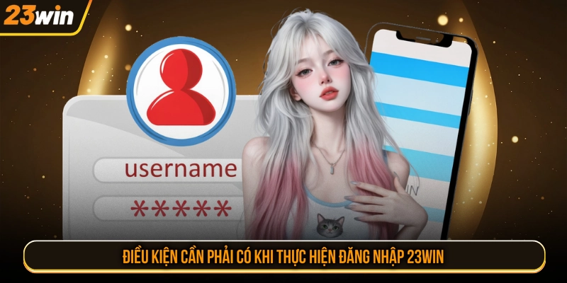 Điều kiện cần phải có khi thực hiện đăng nhập 23WIN