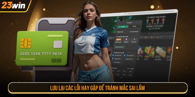 Lưu lại các lỗi hay gặp để tránh mắc sai lầm